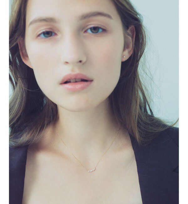 ete「[レイヤード] K18YG パール ネックレス」|ネックレス|