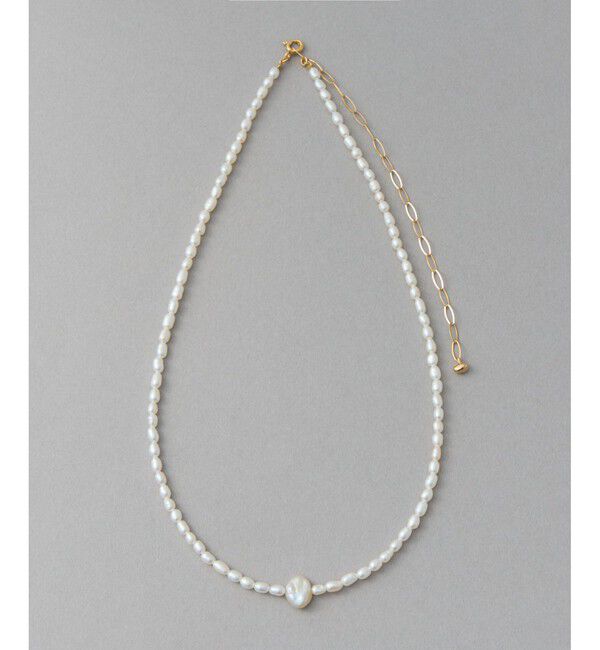 ete「[デイアップ] パール ネックレス」|ネックレス|