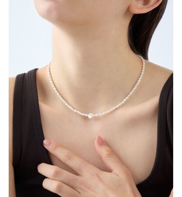 ete「[デイアップ] パール ネックレス」|ネックレス|