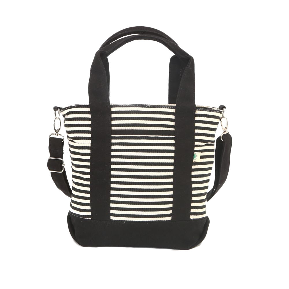 BACKYARD FAMILY「2wayトートバッグ トートバッグ キャンバス 2wayトートバッグ ファスナー付き レディース」|トートバッグ|ブラック4