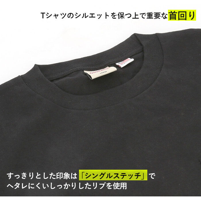 BACKYARD FAMILY「tシャツ グッドウェア 2w72501 通販 メンズ シャツ USA 半袖tシャツ」|Tシャツ・カットソー|