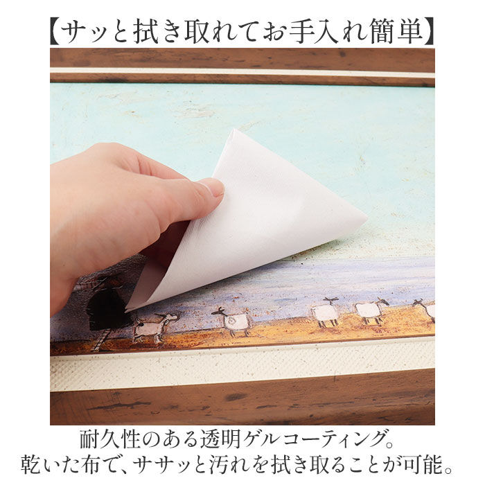 BACKYARD FAMILY「アートフレーム 通販 サムトフト 犬と釣り人と小さな船 壁掛けアート 絵画 壁飾り W48 x」|その他|