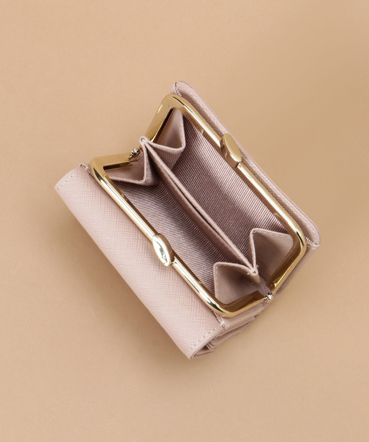 Samantha Thavasa「Pomme d'espoir ポムディスポワール ワンカラー三つ折り口金財布」|財布|