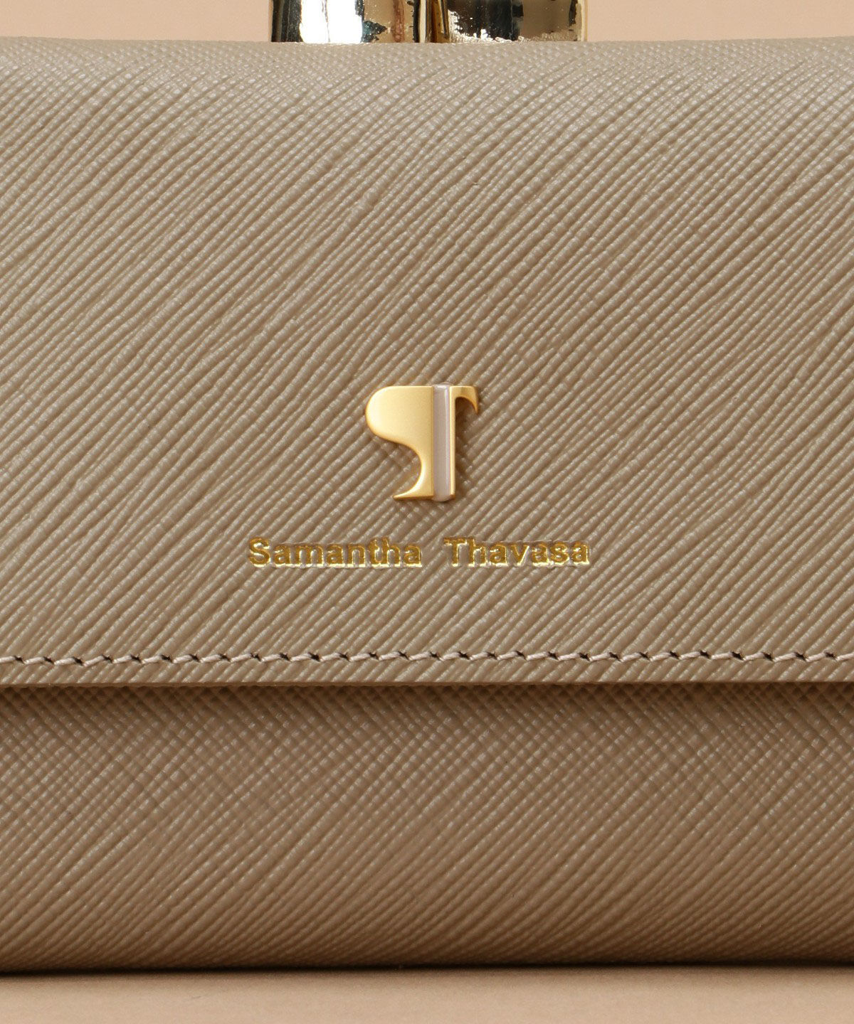 Samantha Thavasa「Pomme d'espoir ポムディスポワール ワンカラー三つ折り口金財布」|財布|