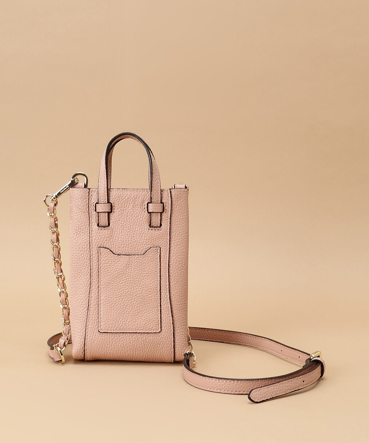 Samantha Thavasa「シンプルスクエア型 レザーミニショルダーバッグ」|ショルダー・メッセンジャー|