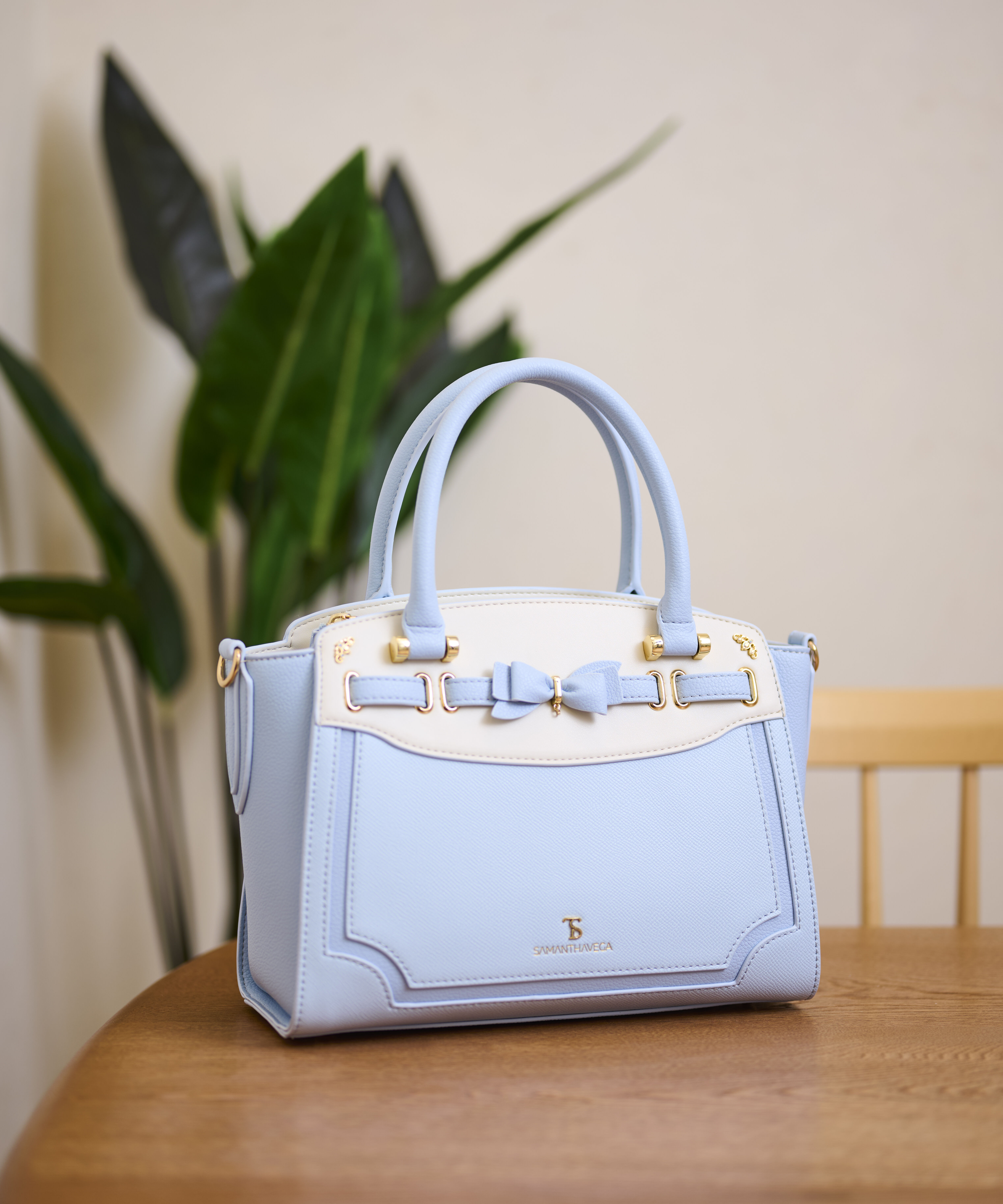 Samantha Vega「フロントリボンベルトハンドバッグ」|ハンドバッグ|