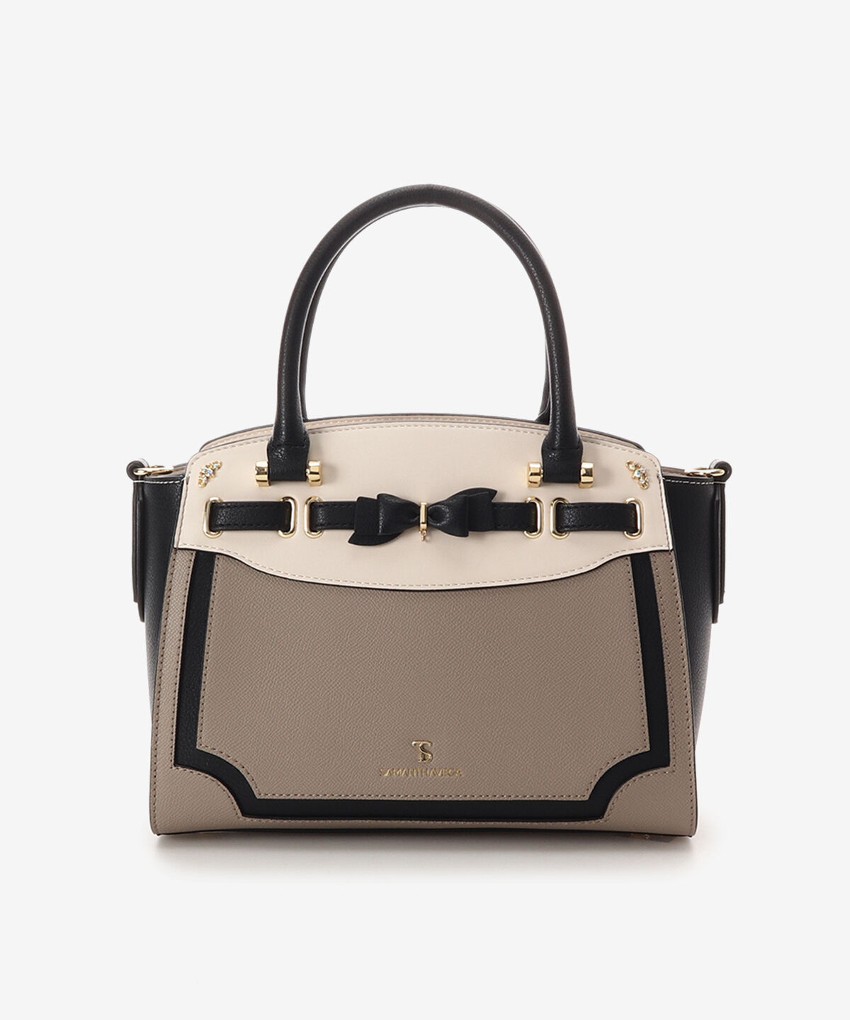 Samantha Vega「フロントリボンベルトハンドバッグ」|ハンドバッグ|マルチカラー