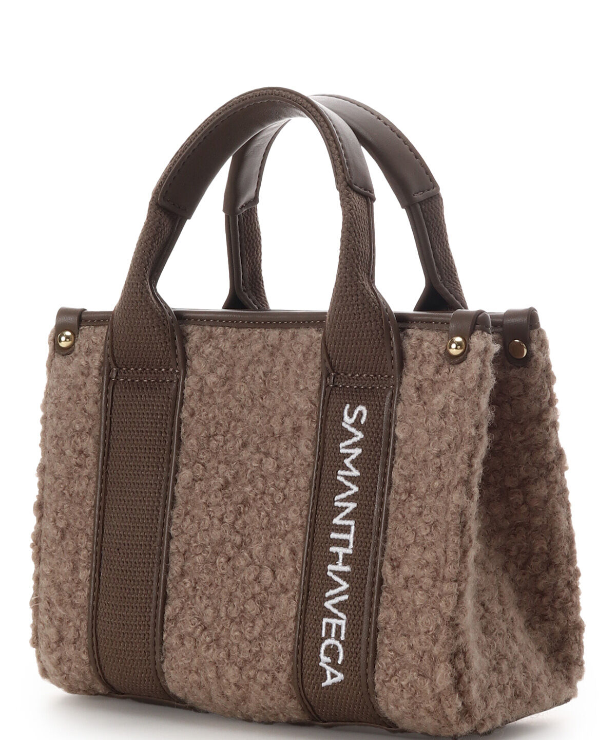 Samantha Vega「ロゴテープボアミニバッグ」|ショルダー・メッセンジャー|