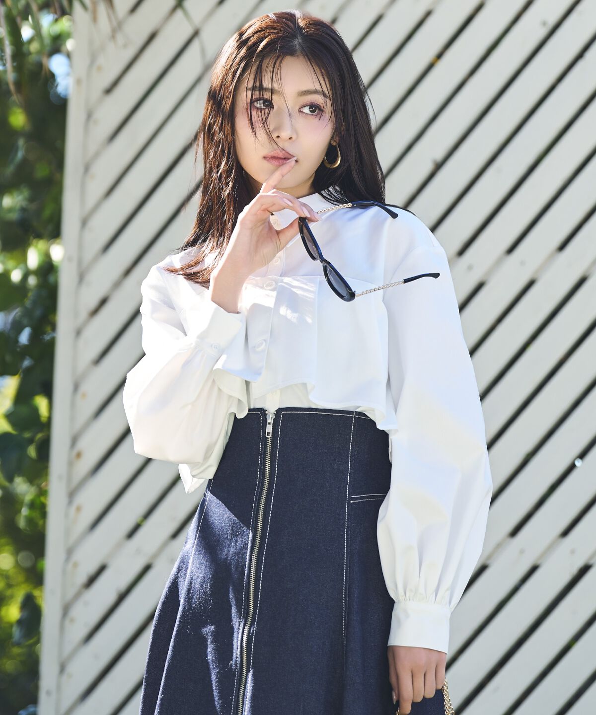 アンドクチュール「ヨークデザインタックシャツ」|シャツ・ブラウス|