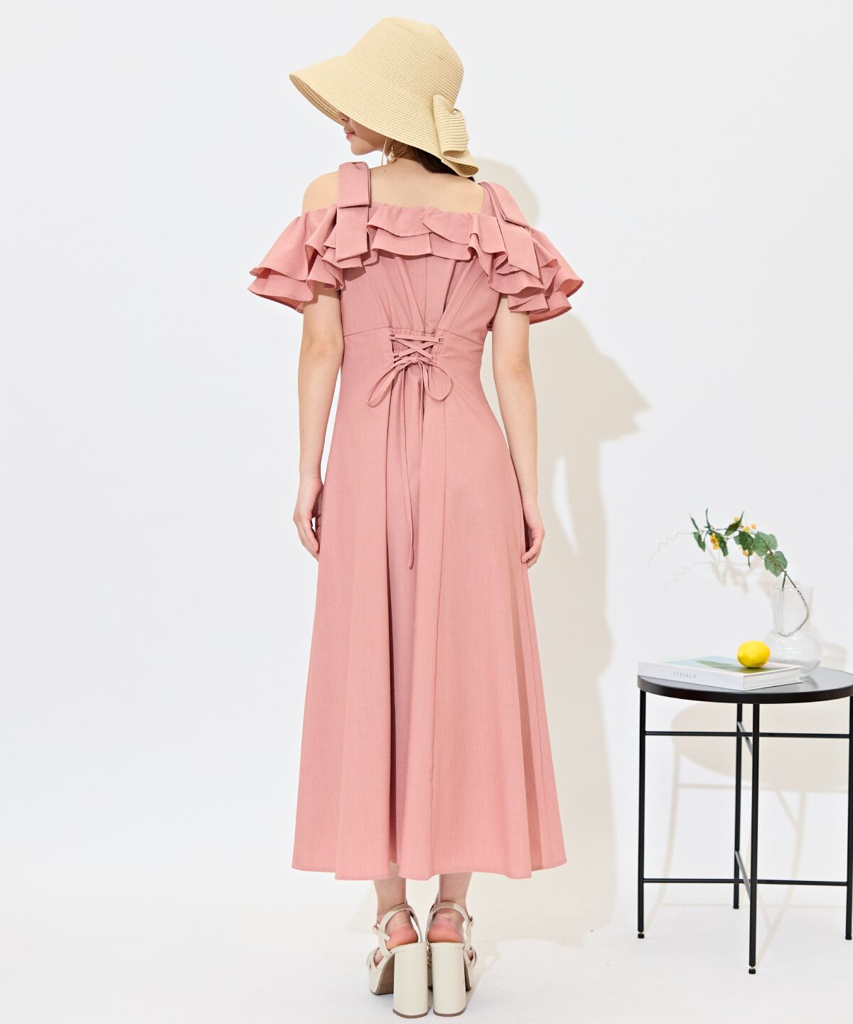 WILLSELECTION「ショルダーリボンラッフルワンピース」|ワンピース|