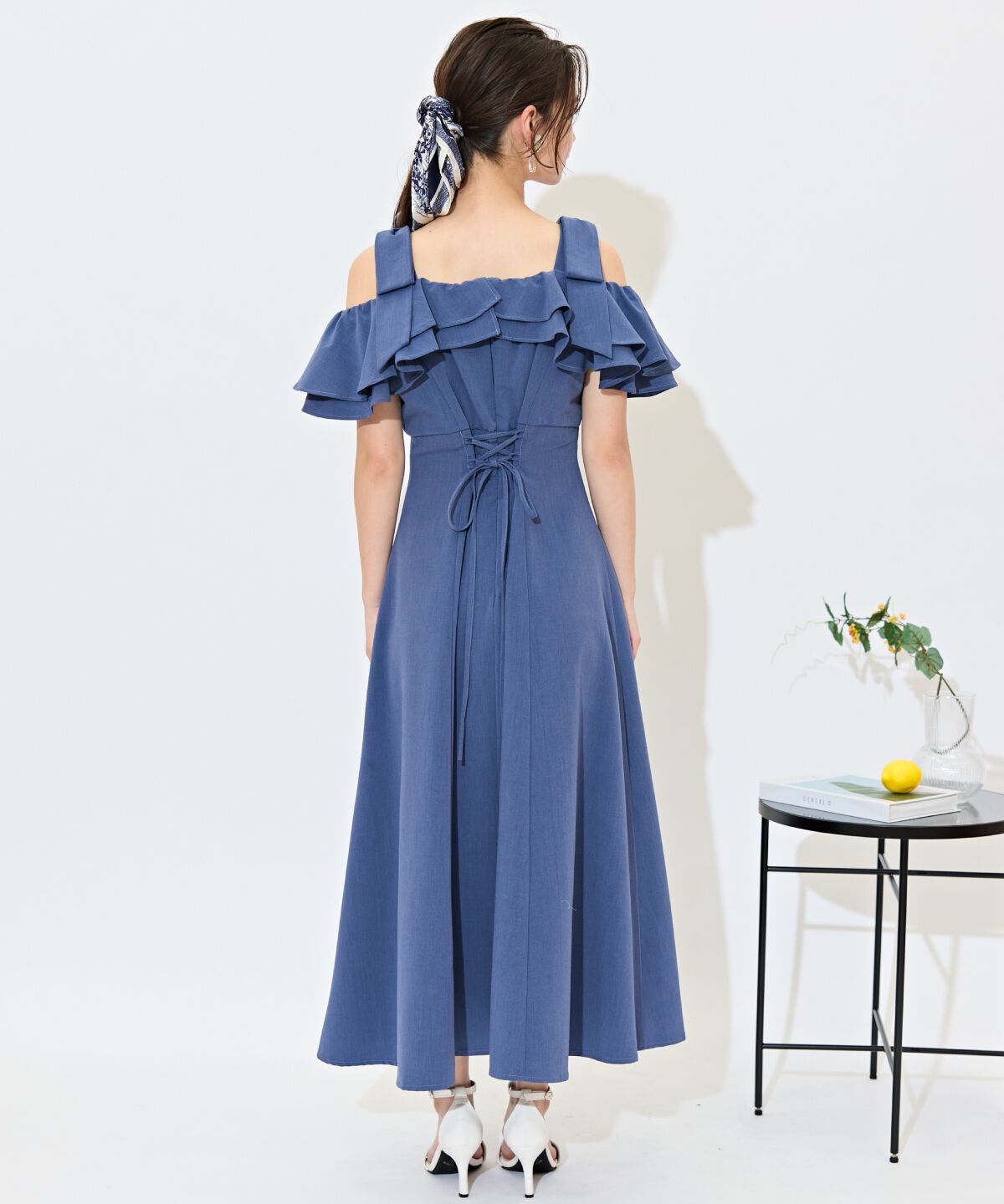 WILLSELECTION「ショルダーリボンラッフルワンピース」|ワンピース|