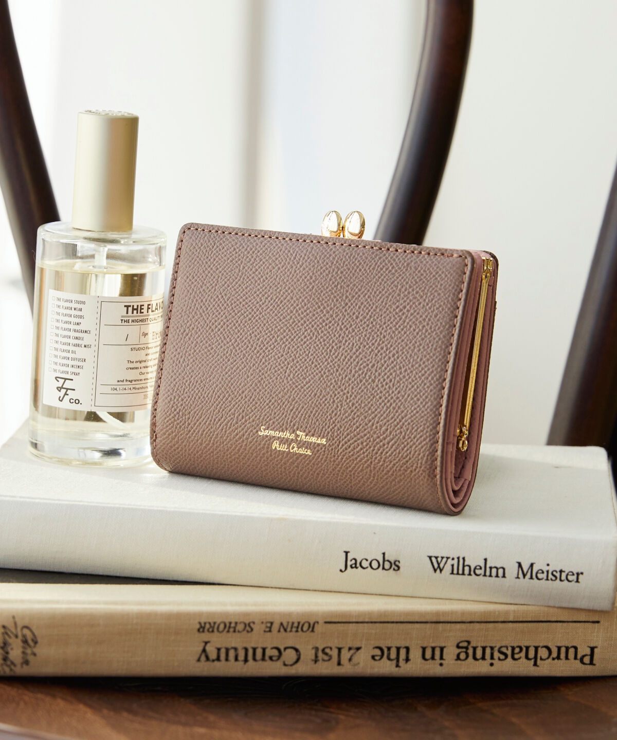 Samantha Thavasa Petit Choice「バイカラー 口金折財布」|財布|ブラウン