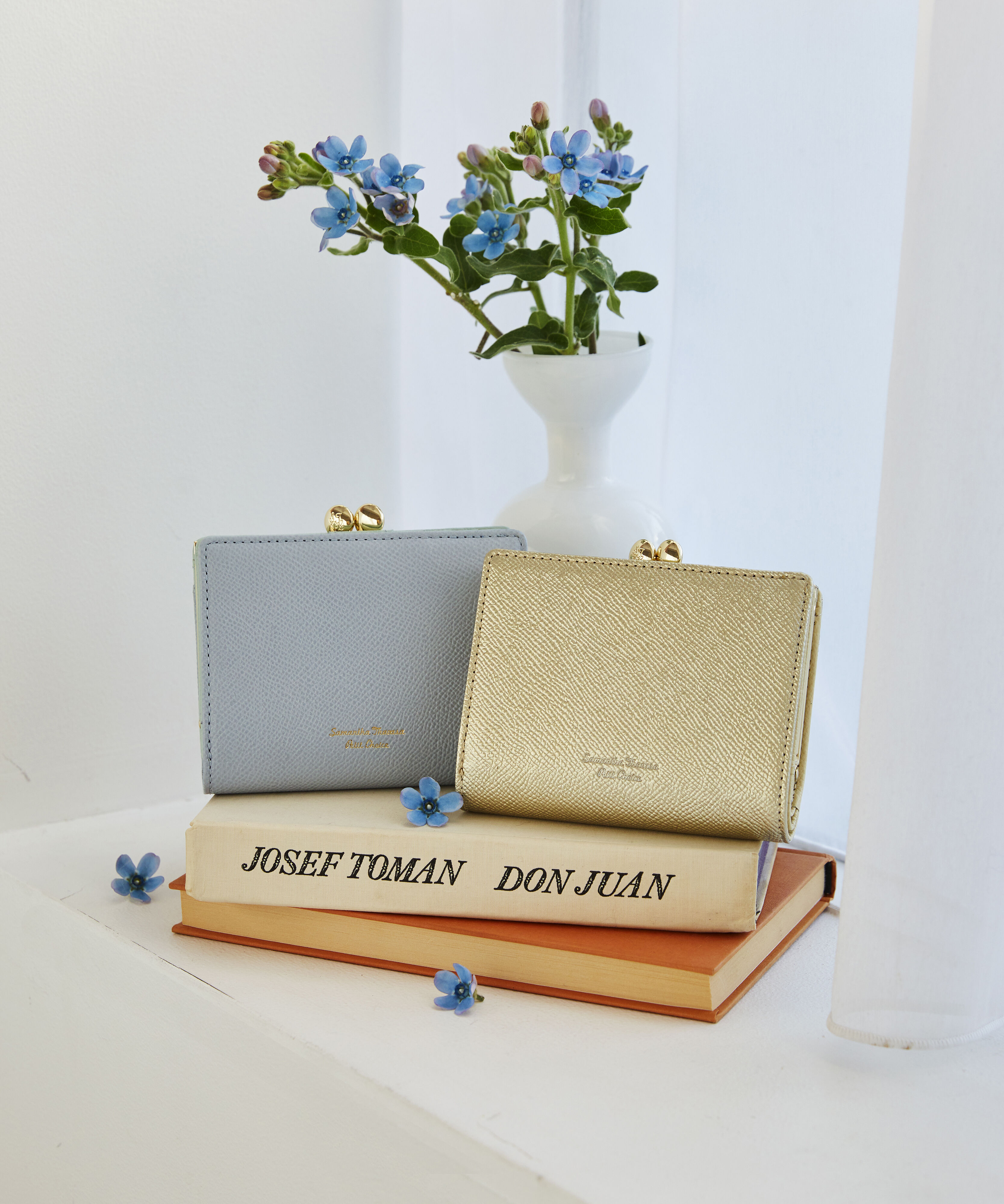 Samantha Thavasa Petit Choice「バイカラー 口金折財布」|財布|