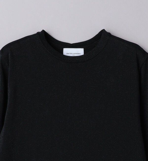 UNITED ARROWS「ラメ ロングスリーブ カットソー」|Tシャツ・カットソー|
