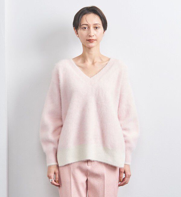 UNITED ARROWS「フォックス カシミヤ Vネック ニット」|ニット・セーター|