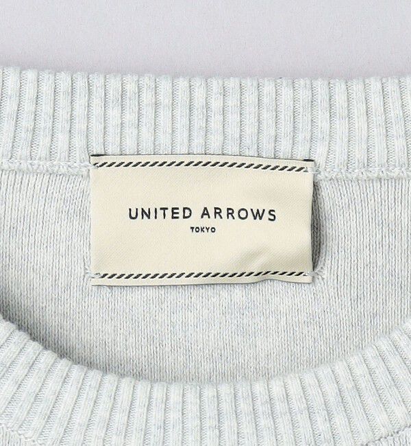 UNITED ARROWS「3D リボン クルーネック ニット」|ニット・セーター|