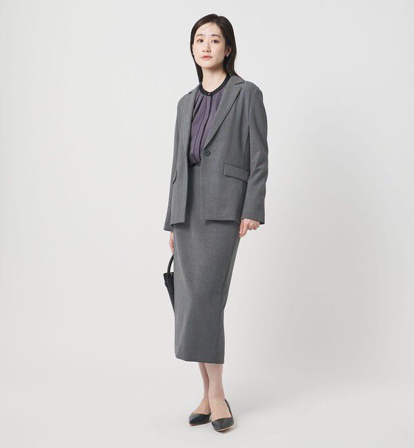 UNITED ARROWS「ダブルクロス ジャケット ‐ストレッチ ウォッシャブル‐」|テーラードジャケット|