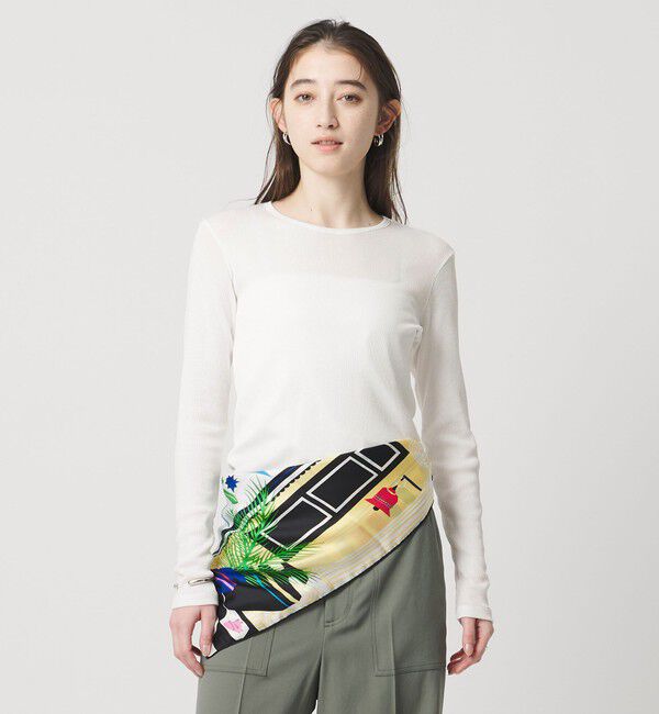 UNITED ARROWS「コットン テレコ クルーネック カットソー」|Tシャツ・カットソー|