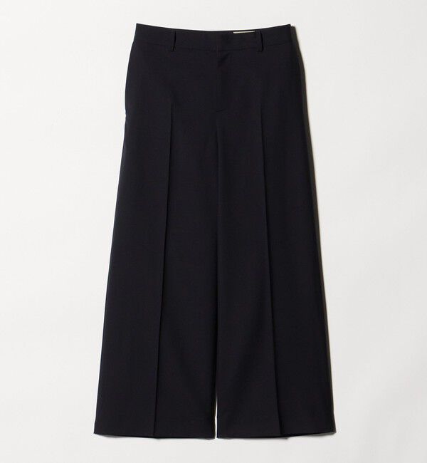 UNITED ARROWS「ノータック ストレート ワイドパンツ」|その他|NAVY