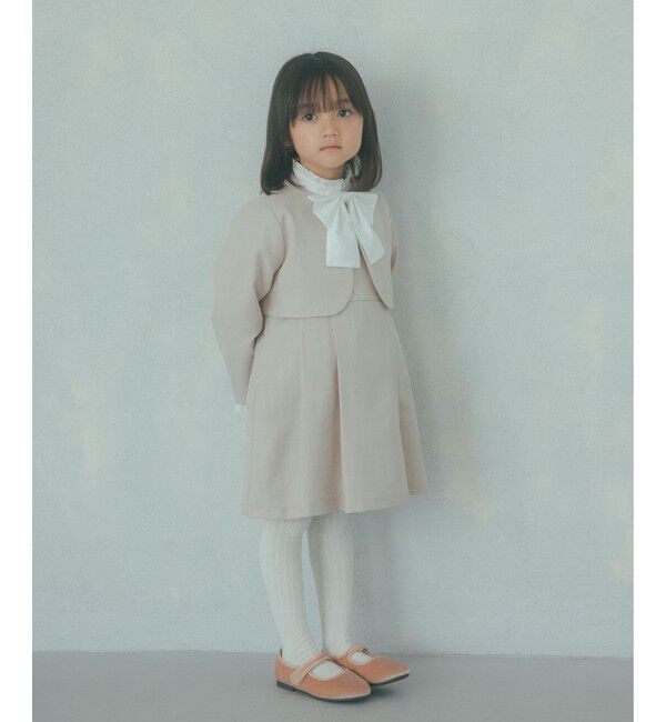 UNITED ARROWS green label relaxing「スタンドカラー フリルリボン ブラウス/ キッズ 110cm-130cm」|シャツ・ブラウス|