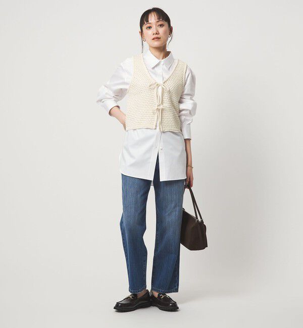 UNITED ARROWS green label relaxing「メッシュ ニット 2WAY ジレ ウォッシャブル」|ベスト・ジレ|