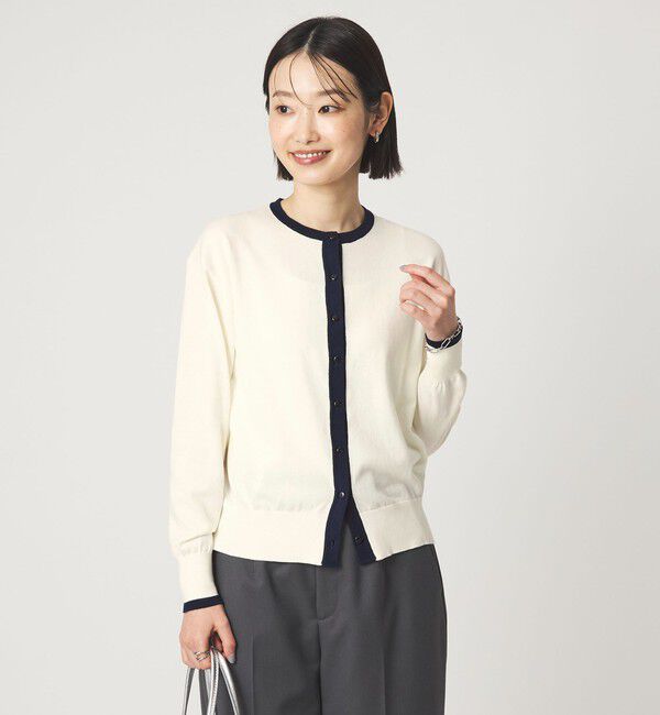 UNITED ARROWS green label relaxing「＜1_OF MINE＞クルーネック ニット カーディガン」|カーディガン|その他1