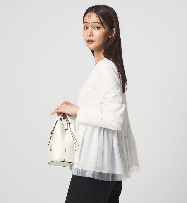 UNITED ARROWS green label relaxing「ティアード ペプラム プルオーバー カットソー」|Tシャツ・カットソー|