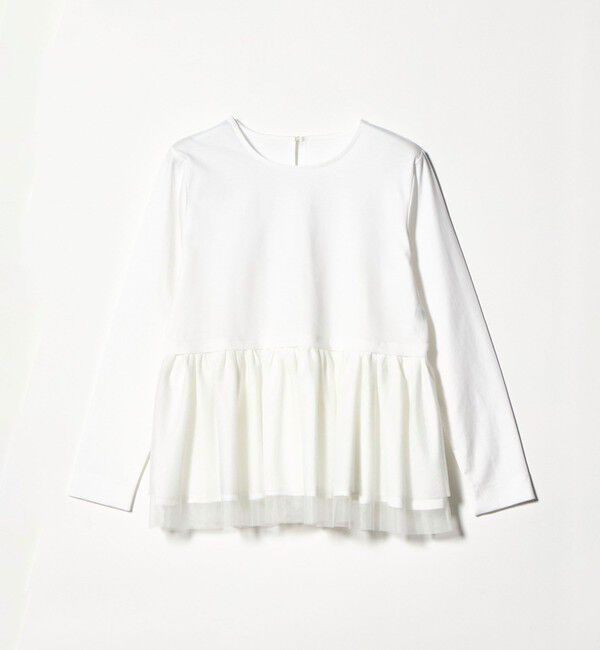 UNITED ARROWS green label relaxing「ティアード ペプラム プルオーバー カットソー」|Tシャツ・カットソー|