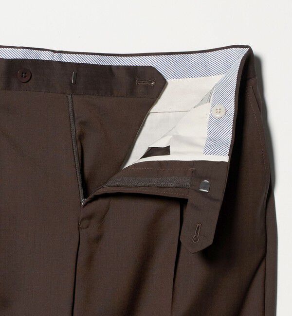 UNITED ARROWS green label relaxing「GUABELLO モヘヤ混トロピカル HX 1プリーツ スーツパンツ」|スーツ|