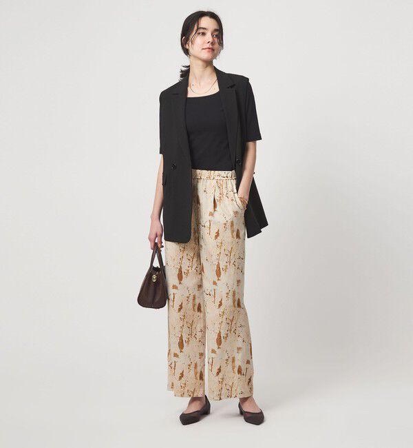 UNITED ARROWS green label relaxing「マーブル プリント パンツ」|その他|