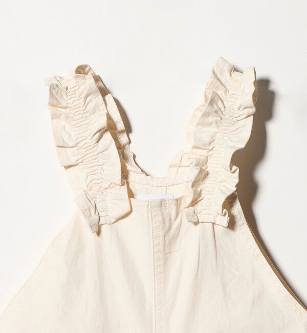 UNITED ARROWS green label relaxing「ツイル フリル サロペット / キッズ  100cm-130cm」|ワンピース|