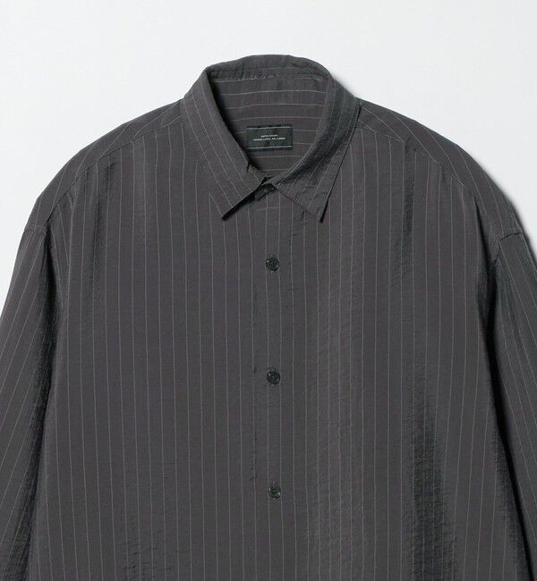 UNITED ARROWS green label relaxing「フィブリル ストライプ柄 長袖 ボックス シャツ」|シャツ・ブラウス|