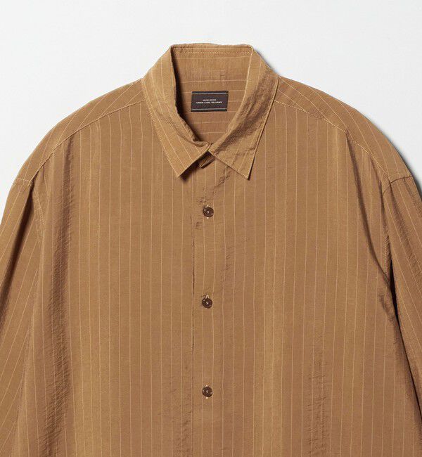 UNITED ARROWS green label relaxing「フィブリル ストライプ柄 長袖 ボックス シャツ」|シャツ・ブラウス|