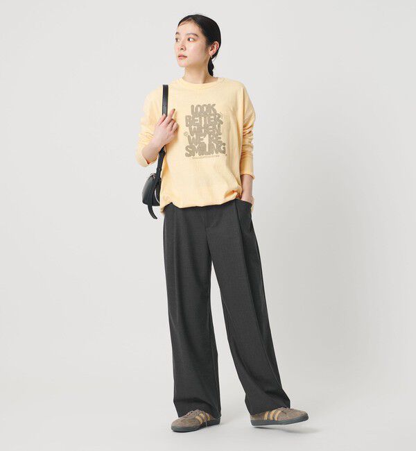 BEAUTY&YOUTH UNITED ARROWS「ウールブレンド ツイルバックゴムパンツ 2 ウォッシャブル」|スラックス|