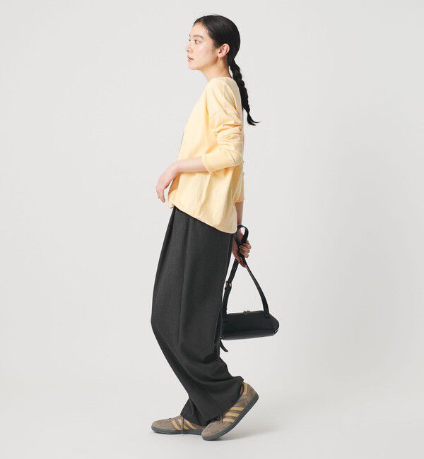 BEAUTY&YOUTH UNITED ARROWS「ウールブレンド ツイルバックゴムパンツ 2 ウォッシャブル」|スラックス|