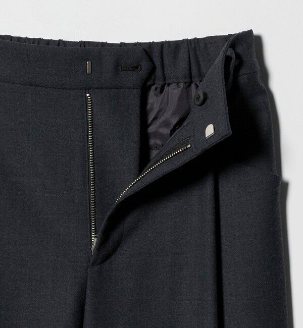 BEAUTY&YOUTH UNITED ARROWS「ウールブレンド ツイルバックゴムパンツ 2 ウォッシャブル」|スラックス|
