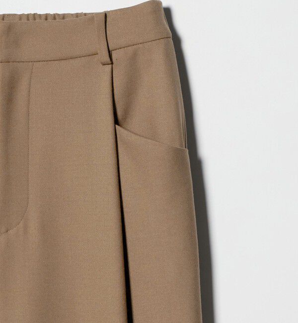 BEAUTY&YOUTH UNITED ARROWS「ウールブレンド ツイルバックゴムパンツ 2 ウォッシャブル」|スラックス|