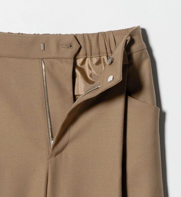 BEAUTY&YOUTH UNITED ARROWS「ウールブレンド ツイルバックゴムパンツ 2 ウォッシャブル」|スラックス|
