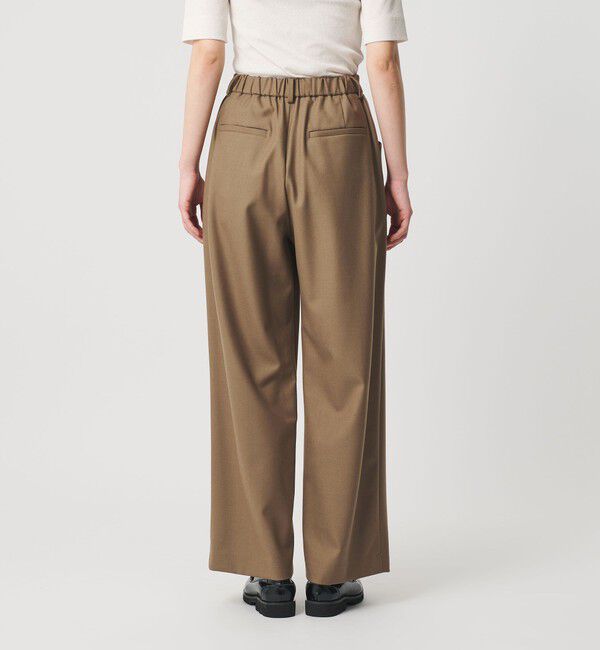 BEAUTY&YOUTH UNITED ARROWS「ウールブレンド ツイルバックゴムパンツ 2 ウォッシャブル」|スラックス|