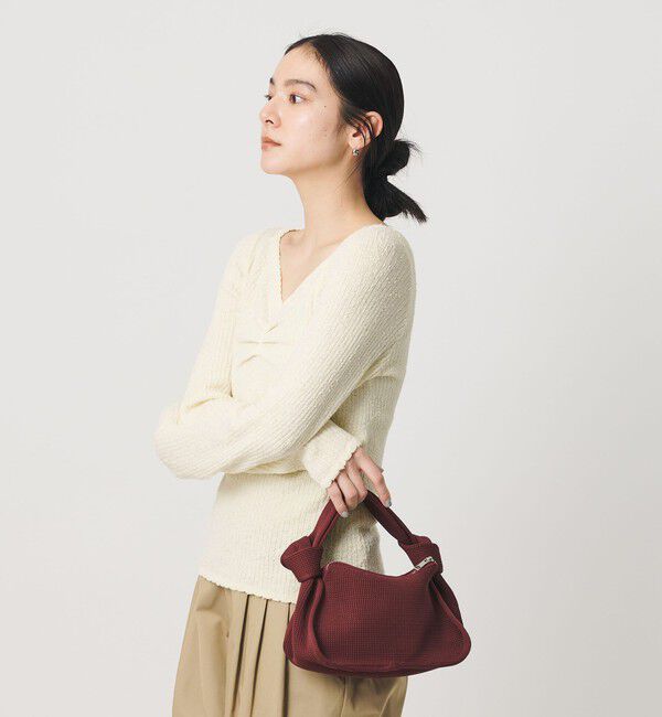 BEAUTY&YOUTH UNITED ARROWS「フロントタック リブニットプルオーバー」|ニット・セーター|