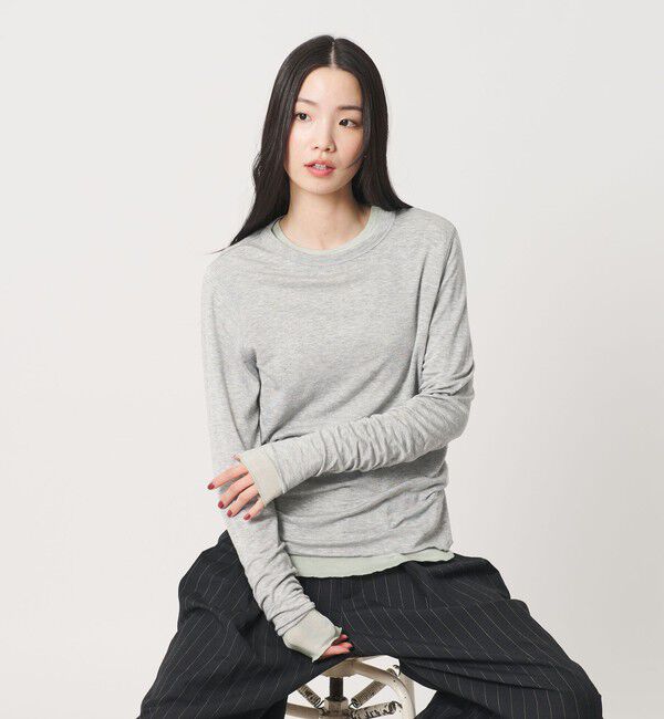 BEAUTY&YOUTH UNITED ARROWS「セルロースブレンド クルーネックカットソー」|Tシャツ・カットソー|