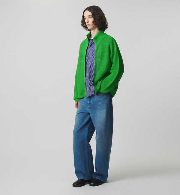 MONKEY TIME「ネップ デニム バギー パンツ」|チノ|