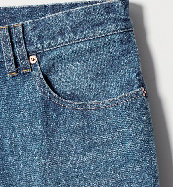 MONKEY TIME「ネップ デニム バギー パンツ」|チノ|