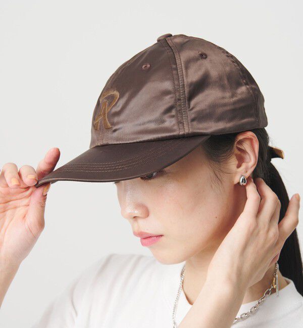 BEAUTY&YOUTH UNITED ARROWS「【別注】＜RACAL＞サテン ベースボールキャップ」|キャップ・キャスケット|DK.BROWN