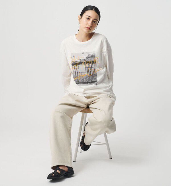 BEAUTY&YOUTH UNITED ARROWS「【別注】＜J.Jmercer＞プリント ロングスリーブTシャツ」|Tシャツ・カットソー|