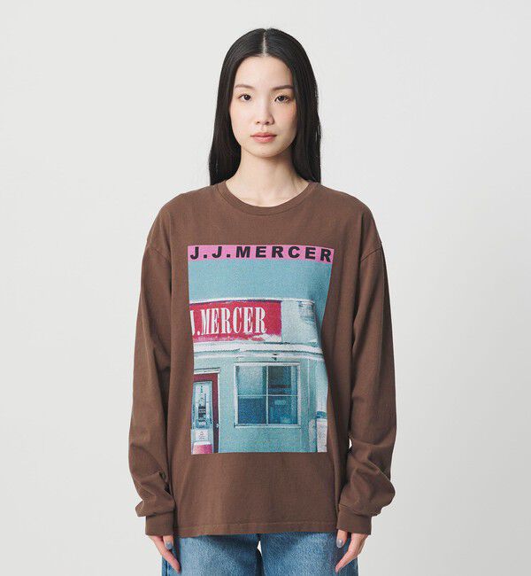 BEAUTY&YOUTH UNITED ARROWS「【別注】＜J.Jmercer＞プリント ロングスリーブTシャツ」|Tシャツ・カットソー|