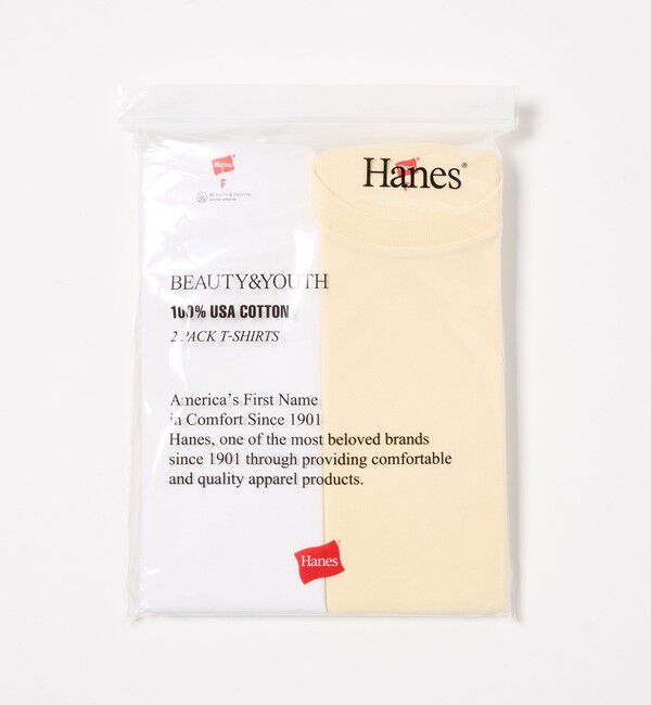 BEAUTY&YOUTH UNITED ARROWS「【別注】＜Hanes＞2パック Tシャツ 2」|Tシャツ・カットソー|WHITE