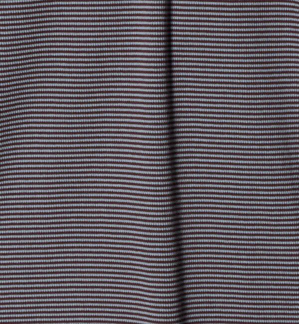 NICE WEATHER「＜NICE WEATHER＞ロゴ ボーダーフィット Tシャツ」|Tシャツ・カットソー|