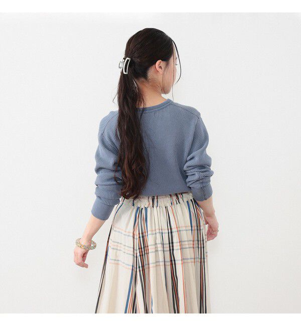 BEAMSBOY「コットン サーマル クルーネック ロングスリーブ Tシャツ」|Tシャツ・カットソー|