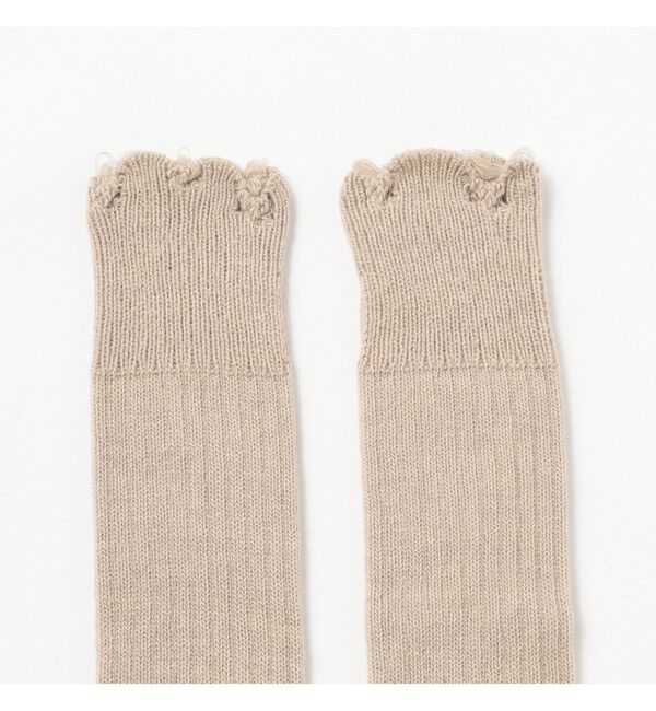 BEAMSBOY「maturely / ダメージ アームウォーマー」|手袋|